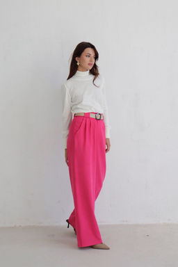 10549 Брюки-палаццо розовые - Martichelli фото 6