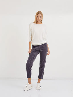 джемпер женский базовый силуэта летучая мышь - Glenfield фото 6