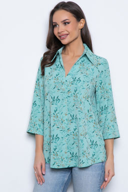 Блуза Супер Стайл (бирюза) - Diolche фото 16