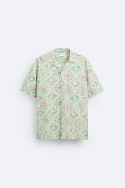 TEXTURED VISCOSE BLEND SHIRT - Zara фото 7