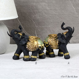 Статуэтка Слон 17х7,8х16,5см / 202133-2 /уп 48/