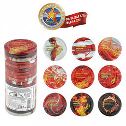 Крышка Твист III-82 Автоклав, для бытового консервирования, винтовая, жесть электролитического лужения s0,20мм, литография, ТУ 9299-001-03965353-2020, упаковка: термоусадочная пленка (Россия)