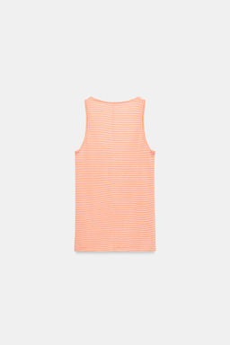 CAMISETA R?STICA RAYAS / Naranjas - Zara фото 7