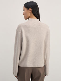 Джемпер с воротником-стойкой из вискозы / Zarina  фото 5