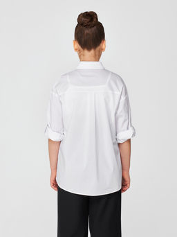 1295 Блузка для девочки длинный рукав