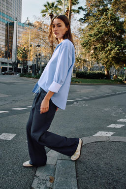 BASIC OXFORD SHIRT - Zara фото 15