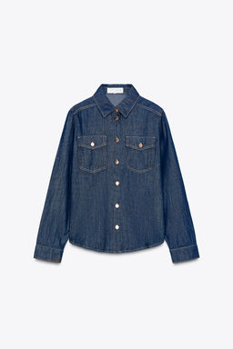 Z1975 DENIM SHIRT - Zara фото 7