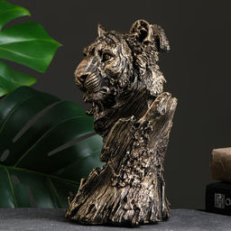 Подставка для бутылки «Тигр», под бронзу, 16×18×24 см
