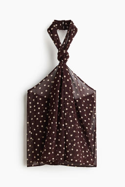 Top halter de gasa