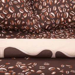 Постельное бельё Этель евро Кофе 200х217 см, 240*220 см, 70х70 см - 2 шт., 100% хлопок, бязь 125 г/м  фото 2