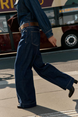 JEANS Z1975 STRAIGHT HIGH-WAIST - Zara фото 3