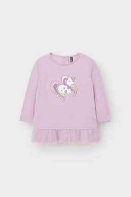 Crockid _ КР 302685/ледяная орхидея к537 блуза (туника) д/дев яс