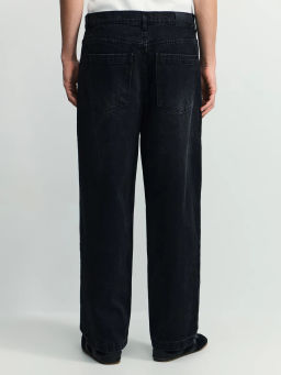 Джинсы baggy fit с эффектом стирки / Zarina фото 4