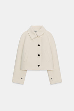ZW COLLECTION SHORT WOOL COAT - Zara фото 10