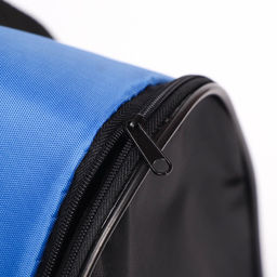 Сумка - переноска для животных Туннель, нейлон, 41 х 25 х 29 см, васильковый - Пижон фото 5