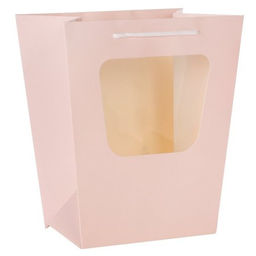 Коробка складная 30х24х35 см для цветов с окном / LH527-5 /уп 10/200/ - Галеонтрейд фото 4