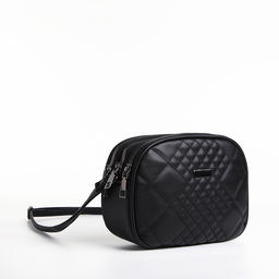 Сумка женская кросс-боди на молнии, цвет чёрный - Simaland фото 3