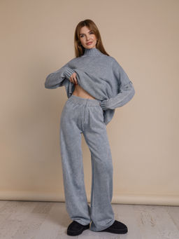 Костюм вязаный женский VARENKA, серый - Inzibe фото 11