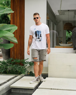 Футболка мужская из хлопка FM002