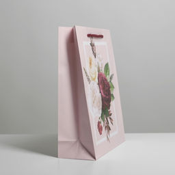 Цена за 2 шт. Пакет подарочный ламинированный, упаковка, Love, ML 21×25×8 см