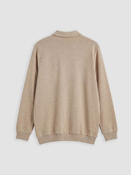 Polo Yaka Erkek Sweatshirt