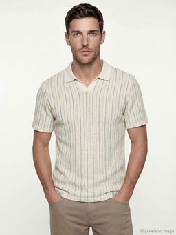 Polo Yaka ?izgili Erkek Ti??rt