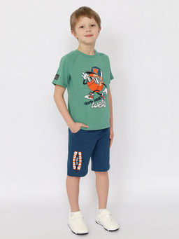 CSKB 63739-37-391 Футболка для мальчика,зеленый