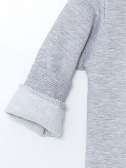 Bisiklet Yaka Bask?l? Erkek ?ocuk Sweatshirt - Waikiki фото 3