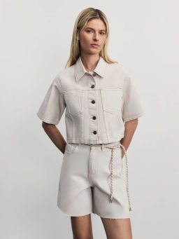 Джинсовые шорты бермуды / Zarina  фото 12