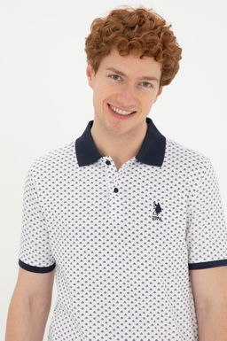 Мужская футболка бежевого меланжа - U.s. polo assn фото 2