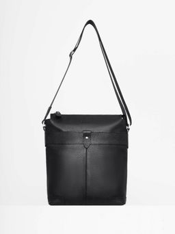 Мужская кожаная сумка Richet 1609LN 831 Черный