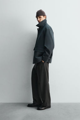 LIMITED EDITION TECHNICAL THREE-QUARTER-LENGTH COAT - Zara фото 4