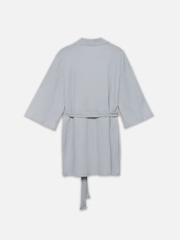 Халат женский серый вафельный - Mark formelle фото 6