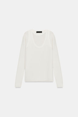 DOUBLE KNIT TOP - Zara фото 5