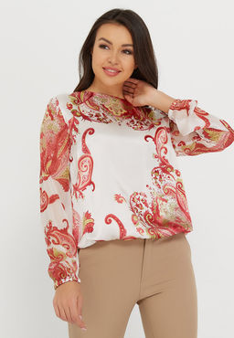 Блузка женская дл. рук. KATHARINA KROSS KK-B-005А-белый