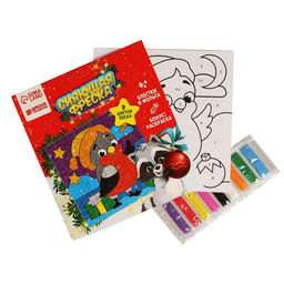 Сияющая фреска на новый год «Снегирь», набор для творчества