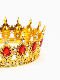 Набор декора для торта: топпер, корона, свеча