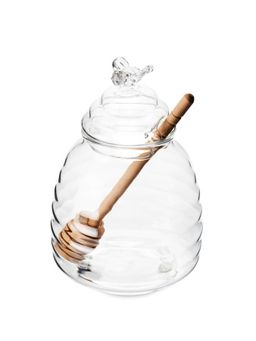 Банка для меда BEE 14см с деревянной ложкой 500мл - Briverre фото 3