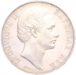 1 талер 1867 года Бавария