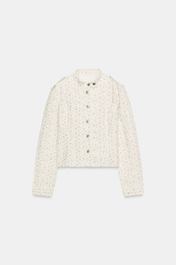 CAZADORA DENIM TRF ESTAMPADO FLORES / Estampado - Zara фото 9