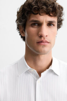 TEXTURED STRETCH SHIRT - Zara фото 5
