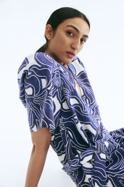 Vestido estampado de sarga - H&m фото 3