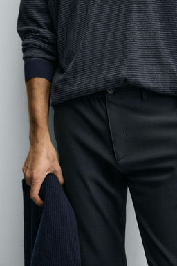 TEXTURED COMFORT TROUSERS - Zara фото 5