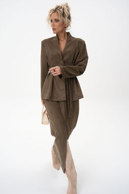 Юбка Майли (оливковый) - Эльза фото 6