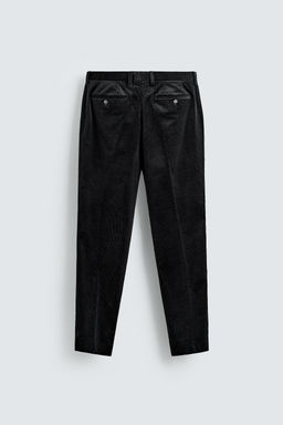 CORDUROY SUIT TROUSERS - Zara фото 7