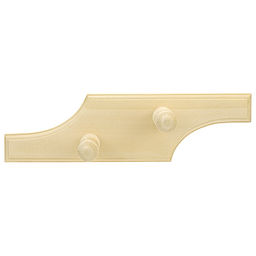 Вешалка-планка деревянная 25х7х8см, 2 крючка, липа (Россия) - Домашняя мода фото 2