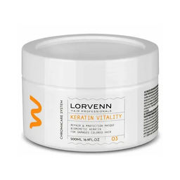 Восстанавливающая маска с кератином для поврежденных окрашенных волос Chromacare System Keratin Vitality Repair & Energy Masque 1400042