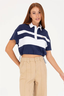 Женская темно-синяя футболка - U.s. polo assn фото 10