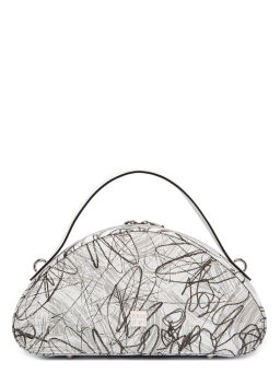 Сумка ELEGANZZA Z9644-9156 white/black  фото 3