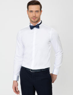 Beyaz Slim Fit Smokin G_mlek